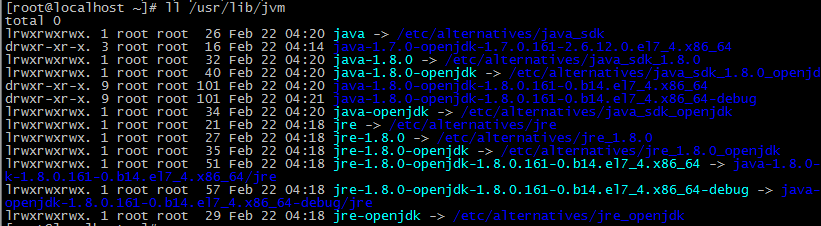 Centos7中yum安装jdk及配置环境变量